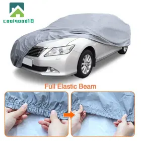 Cg287901ld Coolgood18 Car Cover Gray Color Rain Uv Heat Resistant Size 570 X 190 160cm 7 Layers Full