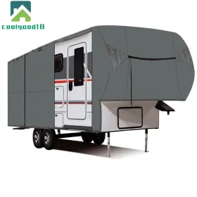 Cg733536ld Coolgood18 1 Piece 29ft-33ft Ft 4-ply 5th Wheel Rv Motorhome Camper Storage Cover Waterproof