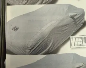 X2163 Corvette America 84-90 Car Cover The Wall - Indoor/outdoor Includes Cable And Lock