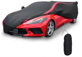 C1508 Corvette C8 2020-2024 Soft Stretch Indoor Car Cover Scratch Dust Proof With Bag Nib