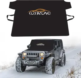 Cosyzone 618202352805 Windshield Cover For Ice And Snow Premium 600d Oxford Fabric Frost C