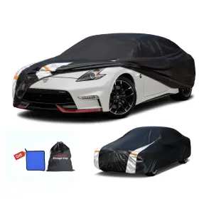 Co-bl350z Cotryvox Nissan 350z Car Cover 100 Waterproof All Weather Gift With Towel 10 Layers