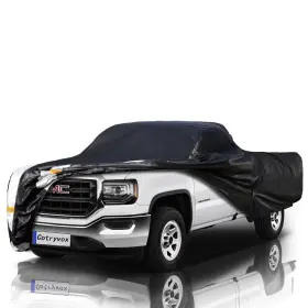 Co-pk-bla-t625 Cotryvox Sierra-5 Gmc Sierra Truck Cover 2002-2026 Double Extended Crew Cab Sb 5.7 -6.6 Waterproof