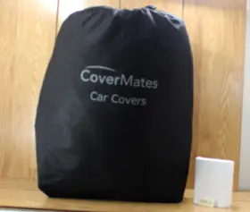 H1406.gy7 Cover Mates Car Blocktite Prime Grey Used Once With Storage Bag
