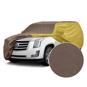 Covercraft C10793pxptpy Weathershield Hp Two-tone Taupe Custom Car Cover W Yellow Sides