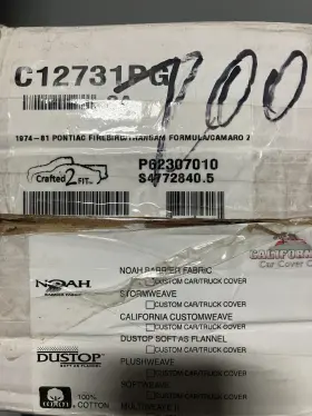 C12731pg Covercraft For Chevy Camaro 74-81 Weathershield Hp Gray Custom Car Cover