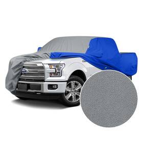 Covercraft C12870pxpgpa Weathershield Hp Two-tone Gray Custom Car Cover W Bright Blue Sides