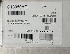 Covercraft C13050ac New Chevy Styleline And Deluxe 49-52 Car Cover Gray Softback All Climate Outdoor