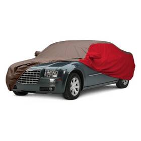 Covercraft C13068pxptpr Weathershield Hp Two-tone Taupe Custom Car Cover W Red Sides