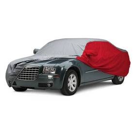 Covercraft C15134pxpgpr Weathershield Hp Two-tone Gray Custom Car Cover W Red Sides
