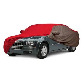 Covercraft C15134pxprpt Weathershield Hp Two-tone Red Custom Car Cover W Taupe Sides