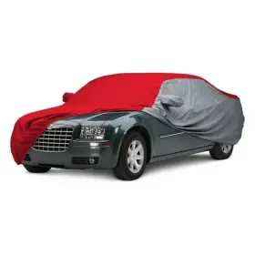 C5972pxprpg Covercraft Weathershield Hp Two-tone Red Custom Car Cover W Gray Sides