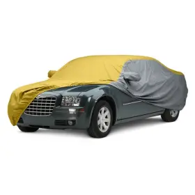 C9257pxpypg Covercraft Weathershield Hp Two-tone Yellow Custom Car Cover W Gray Sides