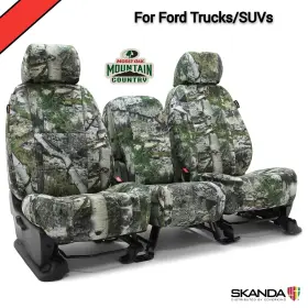Coverking 715928630344 Custom Front Row Skanda Camo Seat Covers For Ford Truck/suvs Mountain