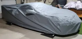 Cvc3i98-ch10359 Coverking Triguard Car Cover For Chevy Corvette C8 With High Wing Spoiler - Used