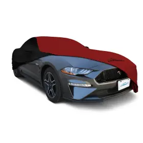 Cvc3sp294fd2057 Coverking Car Cover Stormproof 2-tone Black/red Mustang Hatchback Gt 1987-1993