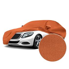 Coverking Cvc3ss85fd10057 For Ford Mustang 18-20 Satin Stretch Indoor Inferno Orange Custom Car Cover