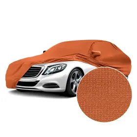 Cvc3ss85fd10057 Coverking For Ford Mustang 18-20 Satin Stretch Indoor Inferno Orange Custom Car Cover