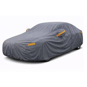 Coverlex Cvl-grey-gen-a4 Allweather Waterproof Car Covers For Midsize Sedans Heavyduty 6 Layers