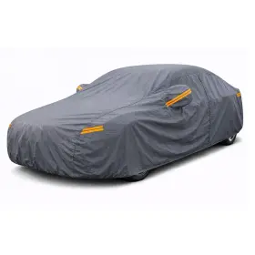 Cvl-grey-gen-a4 Coverlex Allweather Waterproof Car Covers For Midsize Sedans Heavyduty 6 Layers