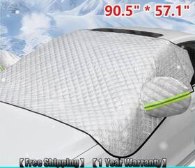 Cp Auto 397084502196 Car Windshield Snow Cover Winter Dust Rain Ice Frost Guard Protector Sun Shade