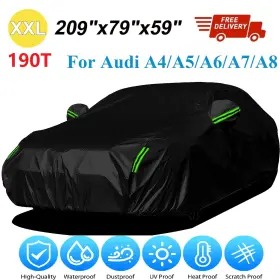 Cp-auto A4 A5 A6 A7 A8 For Audi Full Car Cover Waterproof Rain Snow Dust Uv Protection