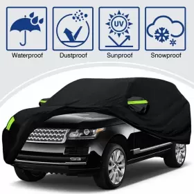 Apd03wb004 Cp-auto Universal Large Suv Car Cover Outdoor Waterproof Dust Sun All Weather Protection