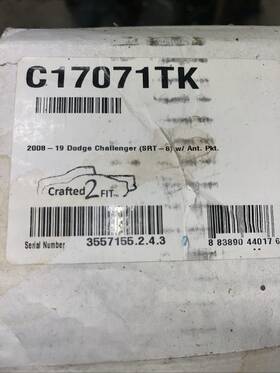 Crafted2 Fit C17071tk Car Cover For Dodge Challenger