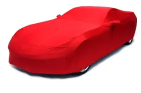 C7r35f Csp For 2014-2019 C7 Corvette - Indoor Stretch Color Matched Car Cover In Torch Red