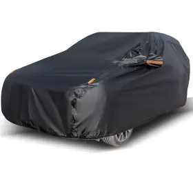 Dawot 932631914866 Car Cover Full Exterior Waterproof With Door Zipper Windproof Bands For Suv Jeep