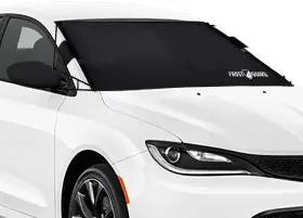 53341 Delk Frostguard Vortex Premium Winter Windshield Cover - Black Standard