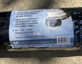 Delk 800669524783 Auto Suv Windshield Front Window Cover Winter Snow Ice Frost Guard Shade