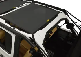 Jl4s18r1bk Dirtydog 4 X4 Dirty Dog 4x4 Rear Mesh Top Black - Fits Jeep Wrangler 4-door 2018-2026