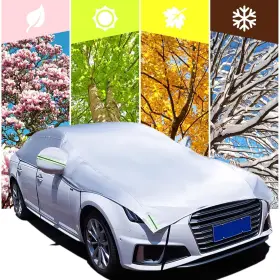 9070963 Donwell Car Folding Windshield Cover Sunshade Winter Snow Ice Rain Frostproof Usa