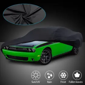 9071481 Donwell For Dodge Challenger Stretch Car Cover Waterproof Outdoor All Weather Protection