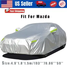 Sv9070956xl Donwell Fits Mazda Full Car Cover Waterproof Uv Dustproof Rainproof Protection Xl Size