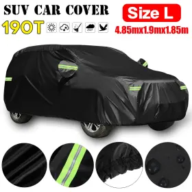 Hy002968-l Dreamrefit Universal Suv Large Car Cover Outdoor Waterproof Sun Uv All Weather Protection