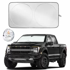 Econour 638455765184 Truck Sun Shade For Windshield Front Window Maximum
