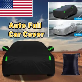 480x190x190cm Eeekit 982766982083 Outdoor Waterproof Full Car Cover Sun All Weather Protection 190t