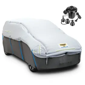 Ejaee 810175131030 Inflatable 106 Inch -172 Hail Car Cover Thickened Protector With Air Pump