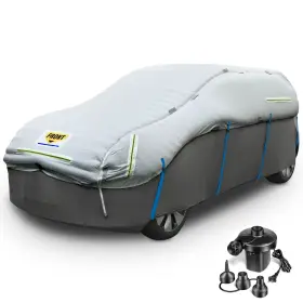 Ejaee 810175131047 Inflatable 166 Inch -198 Hail Car Cover Thickened Protector With Air Pump