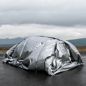 Ejaee 810175133287 41x26ft Universal Waterproof Car Cover Full Enclosed Flood Protection Bag