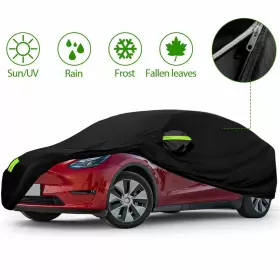 9071436 Elegant Choise For Tesla Model Y 210d Waterproof Full Car Cover Outdoor All Weather Protection