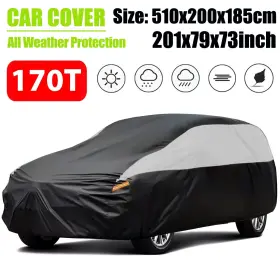 9071504 Elegant Choise For Toyota Highlander Full Car Cover Outdoor Uv Snow Rain Resistant Protection