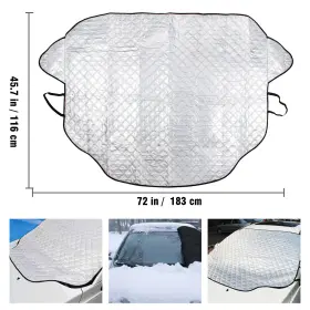 Hg9070479si Elegant Choise Car Windshield Snow Cover Magnetic Sun Shade Protector Winter Dust Frost Guard
