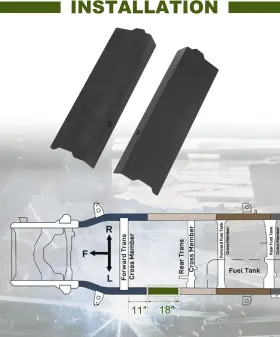 Ew-c1489 Elitewill Ew-c1489/90/91/92/93 Front/mid/center/mid-rear/rear Frame Section For 2005-15 Double/access/reg Cab