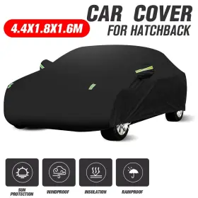 Gkz1887185 Eluto Hatchback Full Car Cover Waterproof Sun Uv Snow Dust Rain Resistant Protection