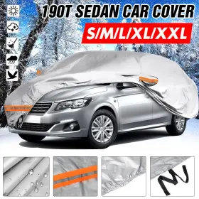 Gmw2162291 Eluto Full Car Cover Waterproof All Weather Protection Anti Scratch Anti-uv Rain Snow