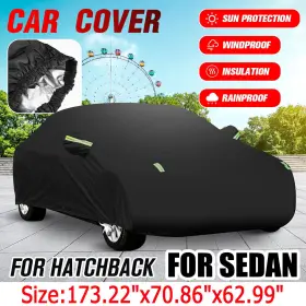Hks5227167 Eluto Hatchback Car Cover Waterproof All Weather Full Rain Sun Protetion Us