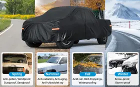 Jhc5588923 Eluto Pickup Truck Car Cover Waterproof Sun Dust Uv Protector For Chevrolet Silverado
